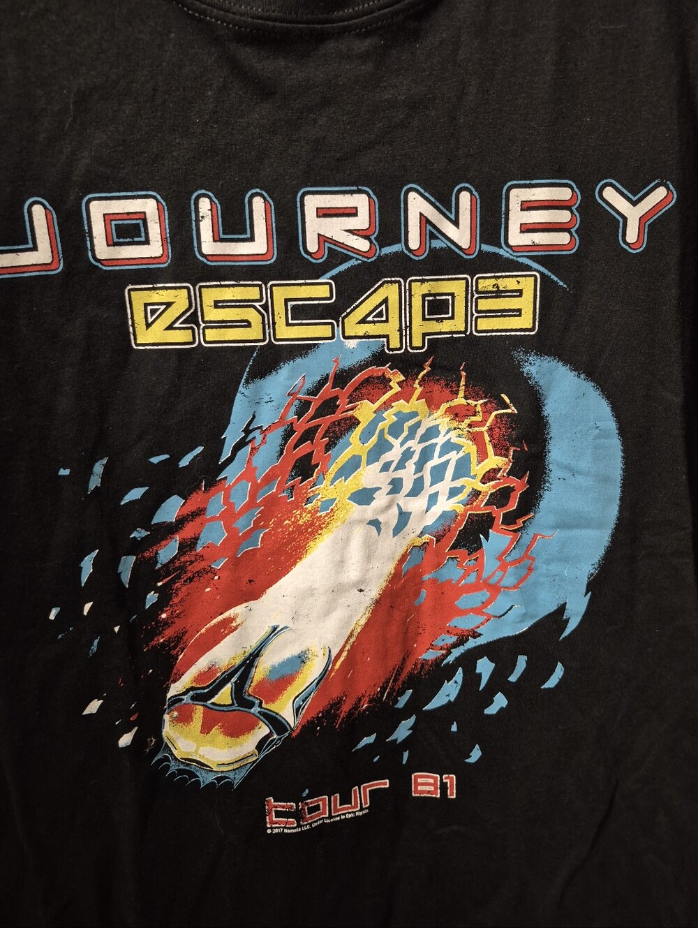 Black Journey 'Escape' 1981 Tour Graphic Tee
